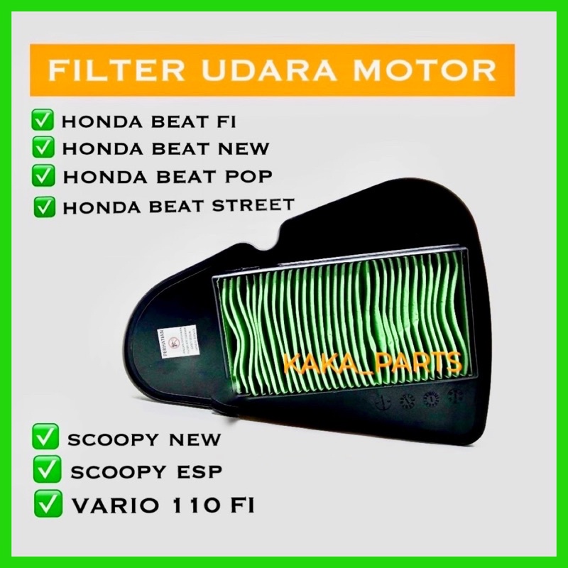 filter udara honda beat F1 / beat esp / beat pop esp / beat new / beat esp street / vario 110 f1 / scoopy f1 / esp /K16