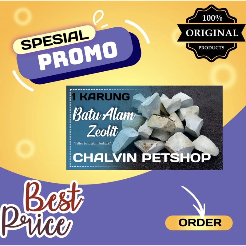 Batu Ziolit Zeolit Karungan