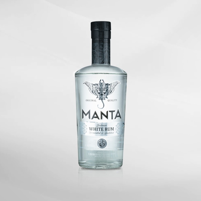 Manta White Rum 700 Ml ( Original &amp; Resmi By Vinyard )