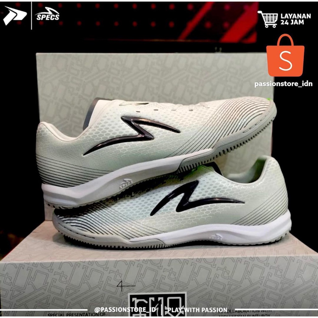 SEPATU FUTSAL SPECS LS OMEGA RUNTUBOY IN MINERAL GREY