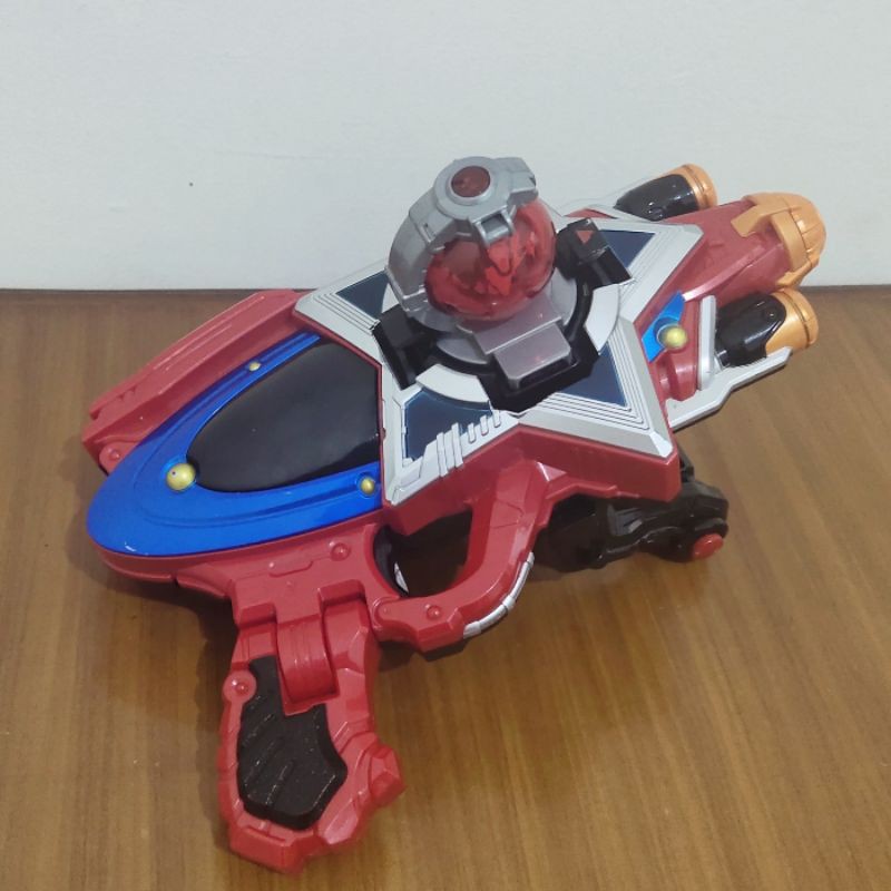 DX Seiza Blaster+kyuutama no 1 shishi Red Super Sentai Kyuuranger