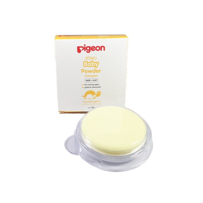 Pigeon Baby Powdercake 45gr Refill - Bedak Padat Bayi