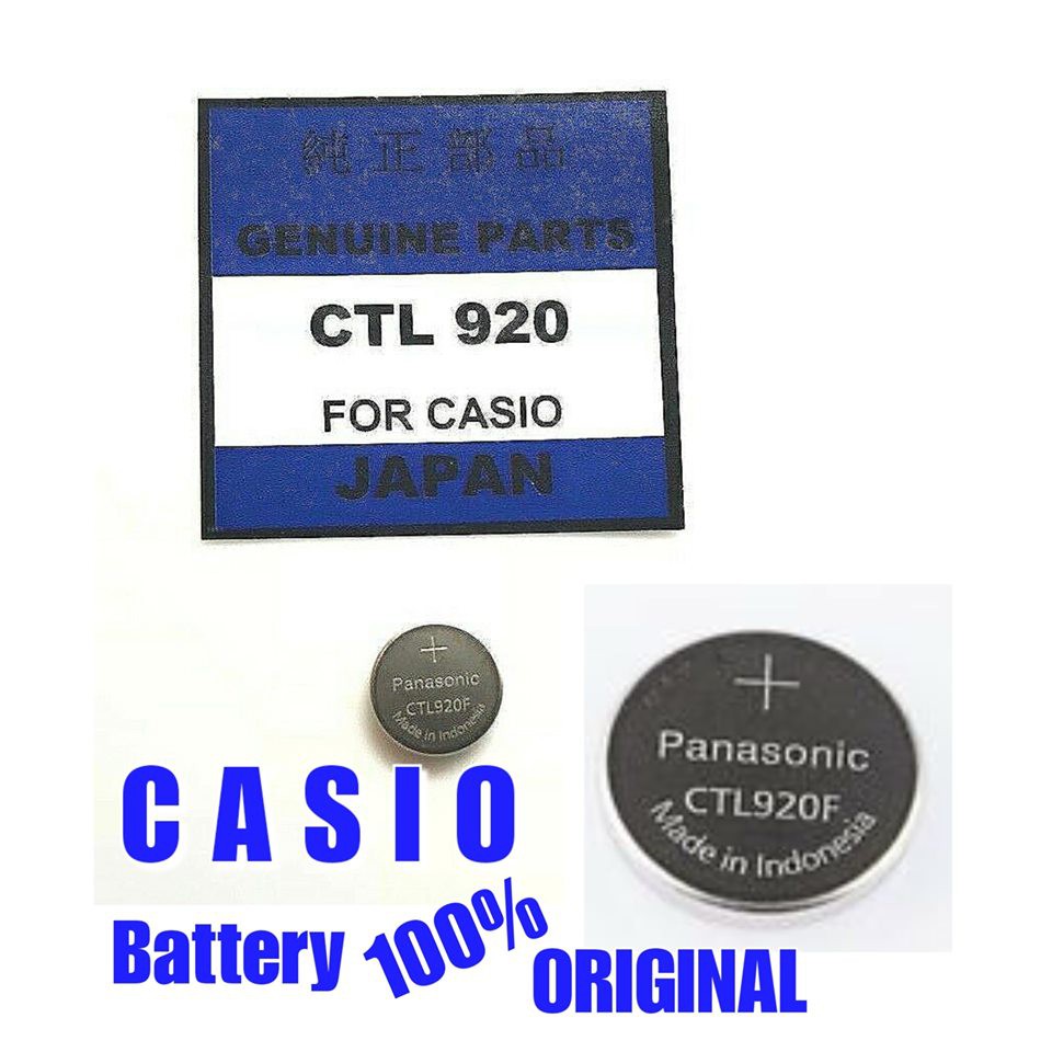 Battery Baterai Batrei Batre Jam Tangan Casio CTL920 Original