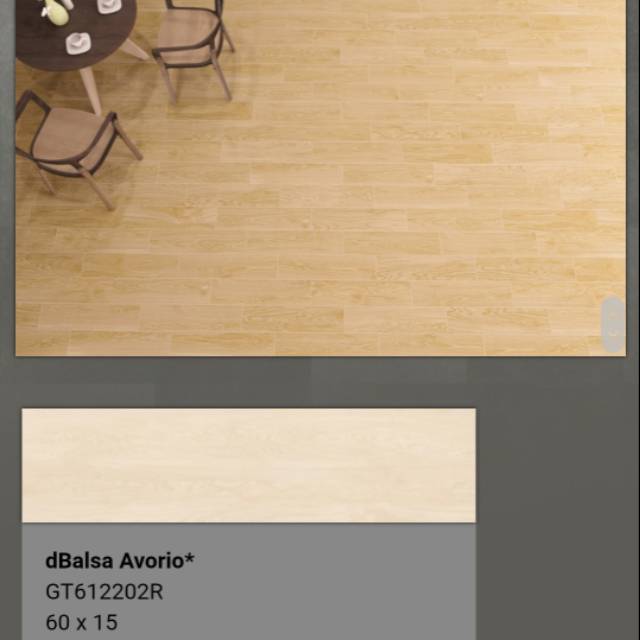 Granit 60x15 Grade A Motif Serat Kayu DBalsa 4 Warna - Free Ongkir