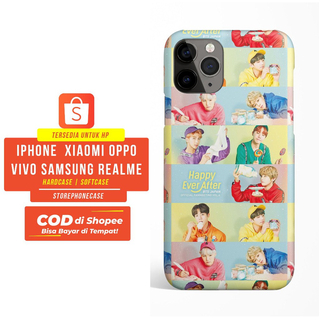 CASING HARDCASE SOFTCASE iPHONE SAMSUNG XIAOMI VIVO OPPO REALME BTS JAPAN OFFICIAL FANMEETING VOL.4