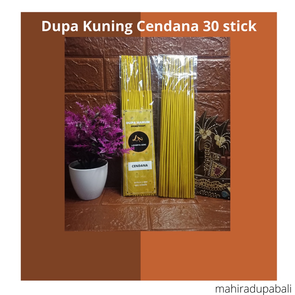 HIO DUPA KUNING CENDANA 30STICK/DUPA WANGI BALI
