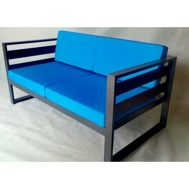 Kursi cafe minimalis modern cushion sofa 2 seat outdoor sofa living room retro klasik unik teras
