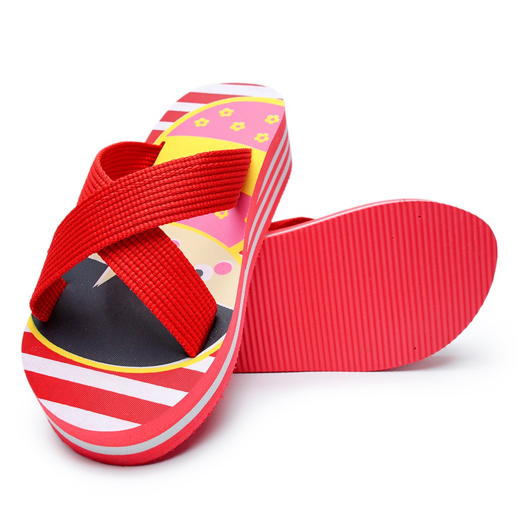 DNOIR Sandal Anak Perempuan SELOP3136 MERAH