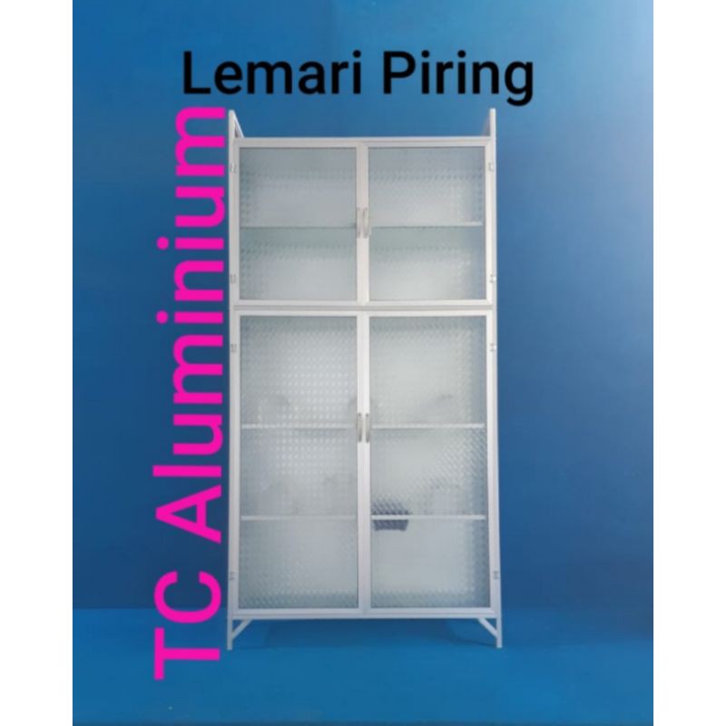 LP417 79X32X165 LP LEMARI RAK PIRING ALUMINIUM HOLLOW 15U