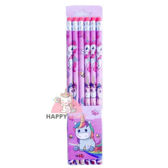 

Cantik Pensil Unicorn / Pony / Frozen Isi 12 Pcs Hemat
