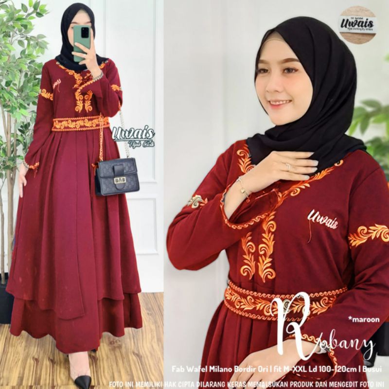 Robany GAMIS WANITA MUSLIM BUSUI ORI BY UWAIS