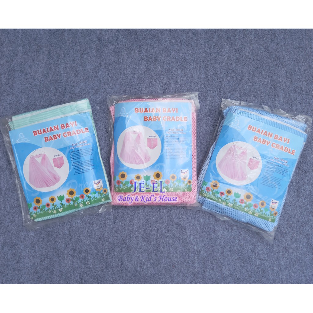 Sweet Dream Kain Ayunan Bayi Anak Buatan Malaysia With Zip SD002 122cmx200cm
