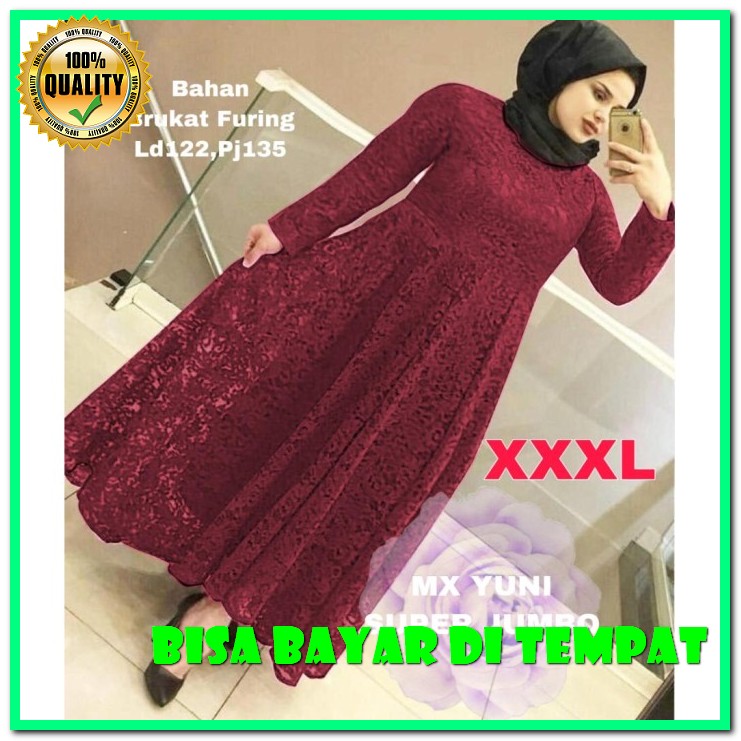 Bju Wanita Marsya Syari Om282 Hijab Murah / Gamis Syari Set Khi Q QJ264 New Super Jumbo MaxiYuni X