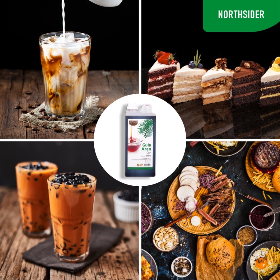 GULA AREN CAIR 1 liter PREMIUM ASLI untuk KOPI SUSU - KUE - BOBA