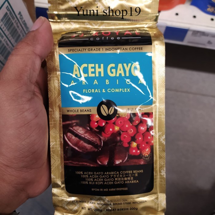 

kopi jj royal aceh gayo biji 200gr