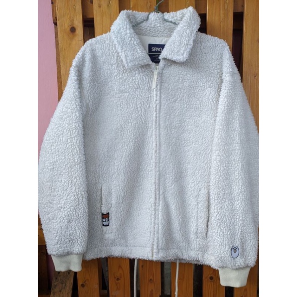 Spao x We bare bears sherpa jaket