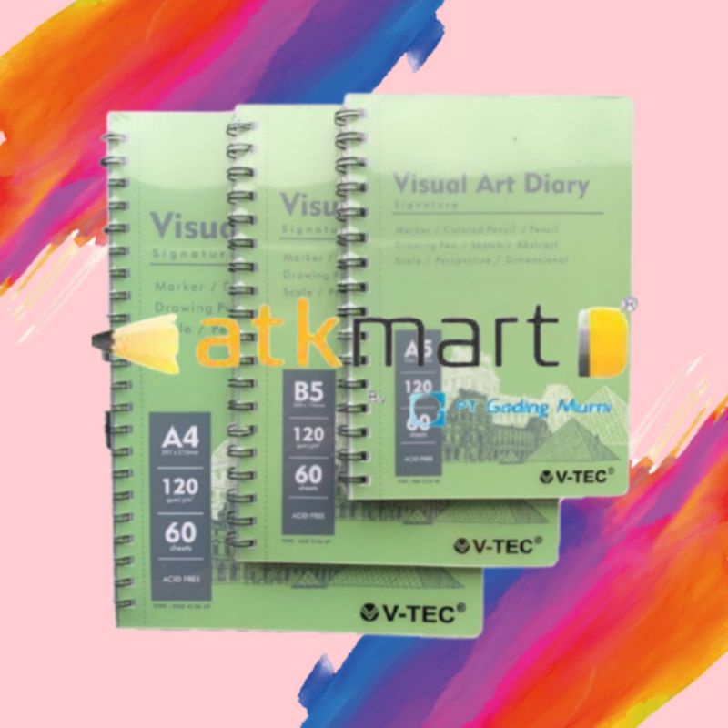 

VISUAL ART DIARY A4