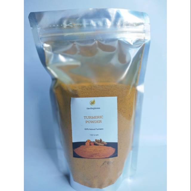 

(100 gram) Kunyit Bubuk / Kunir bubuk / Turmeric Powder Asli & Murni