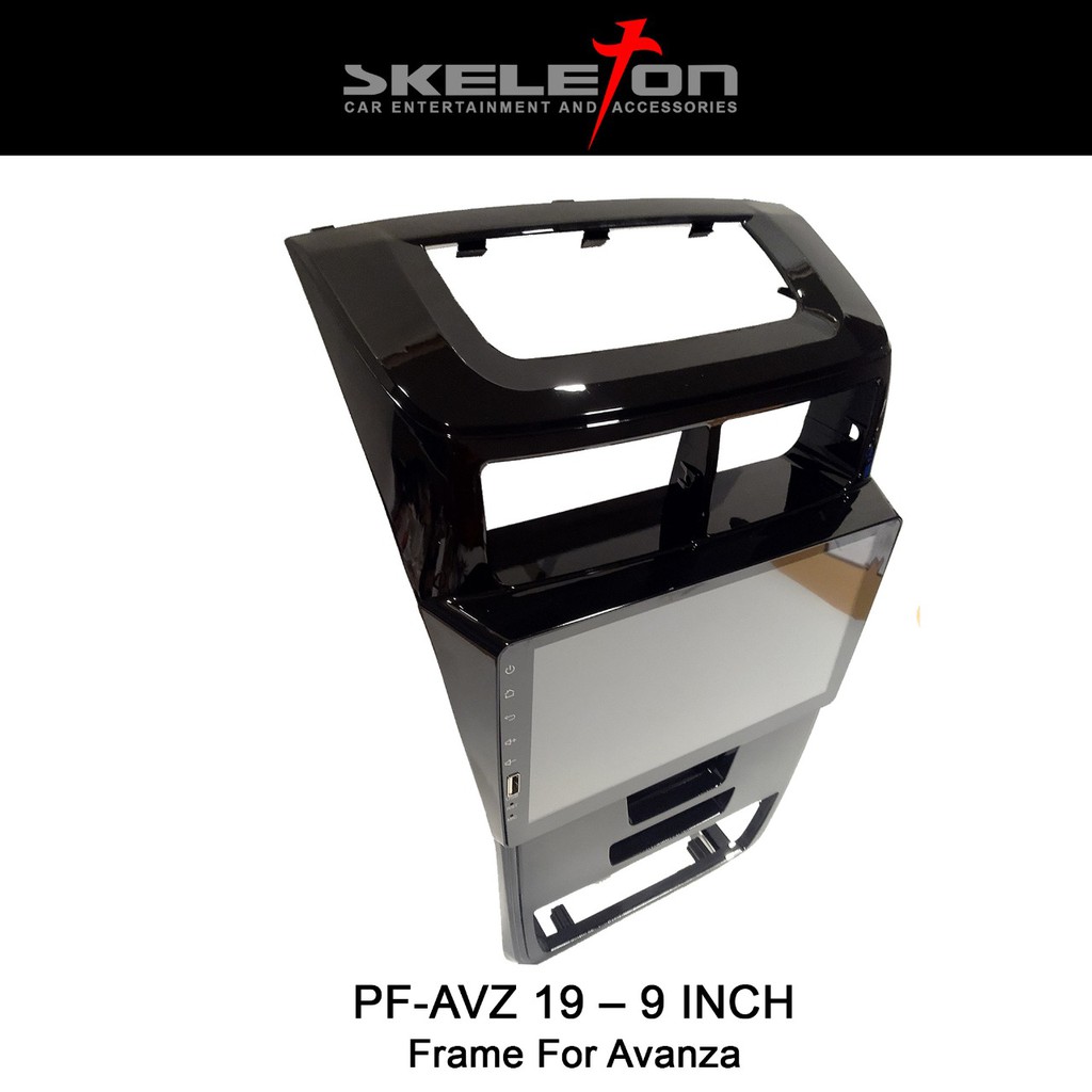 FRAME HEAD UNIT  9 INCH SKELETON FOR AVANZA XENIA 2019 UP