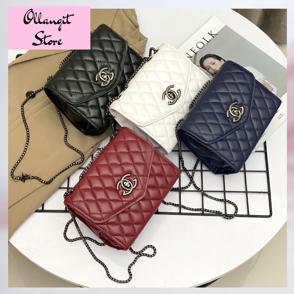 TAS SELEMPANG WANITA IMPORT TAS WANITA SLINGBAG NABILA EMBOS