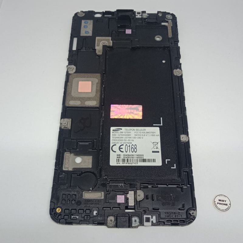SAMSUNG GALAXY MEGA 2 SM-G750H FRAME DUDUKAN LCD