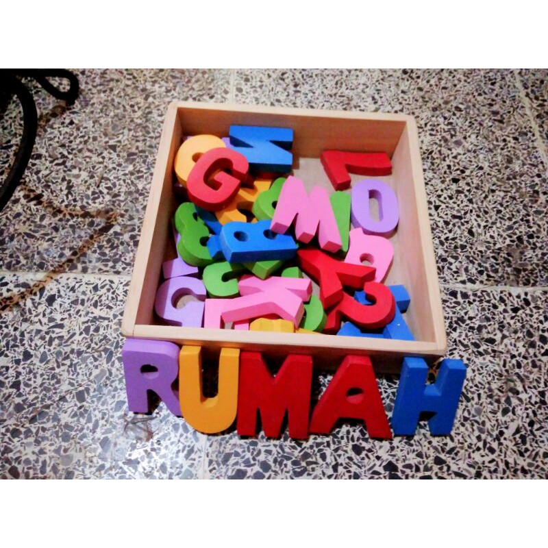 Jual Mainan anak, mainan balok , mainan edukasi , balok angka, mainan ...