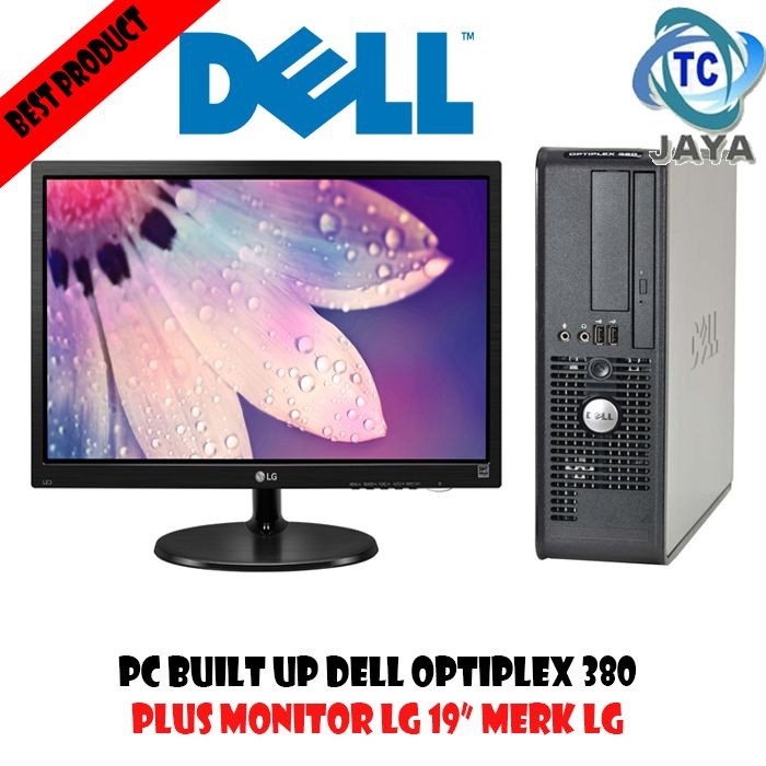 PC Built UP Dell Optiplex - Core 2 Duo Plus Monitor LG 19INCH