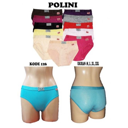 VS - Celana Dalam Wanita Polini Cd Undies Cewek Perempuan Kualitas Premium 126 / 123