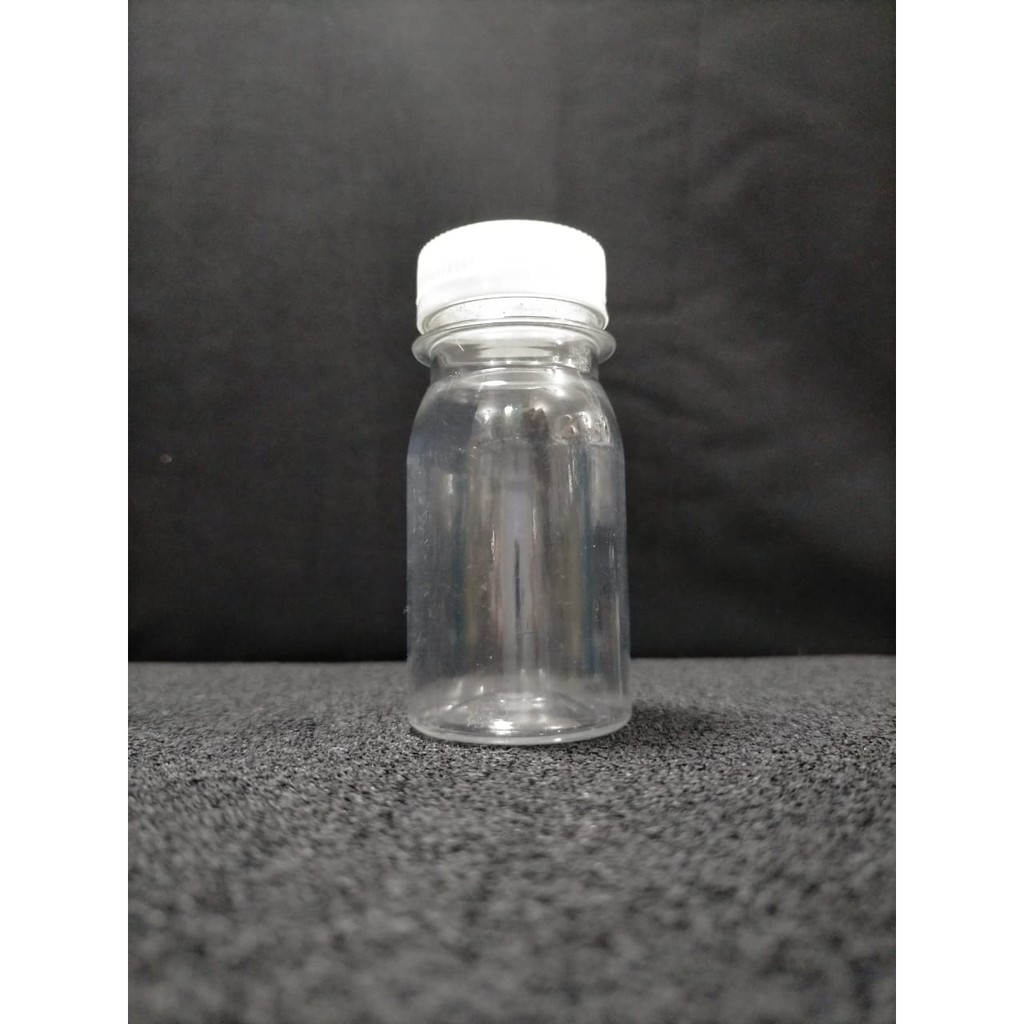 Botol Plastik 50 ml Botol Jelly Murah Botol Minuman almond isi 200 pcs leher pendek