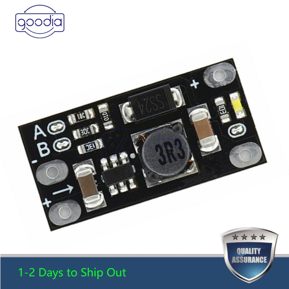Modul Konverter Regulator Tegangan Step Up Mini Dc-Dc 3v 3.3v 3.7v 5v 9v Ke 12v