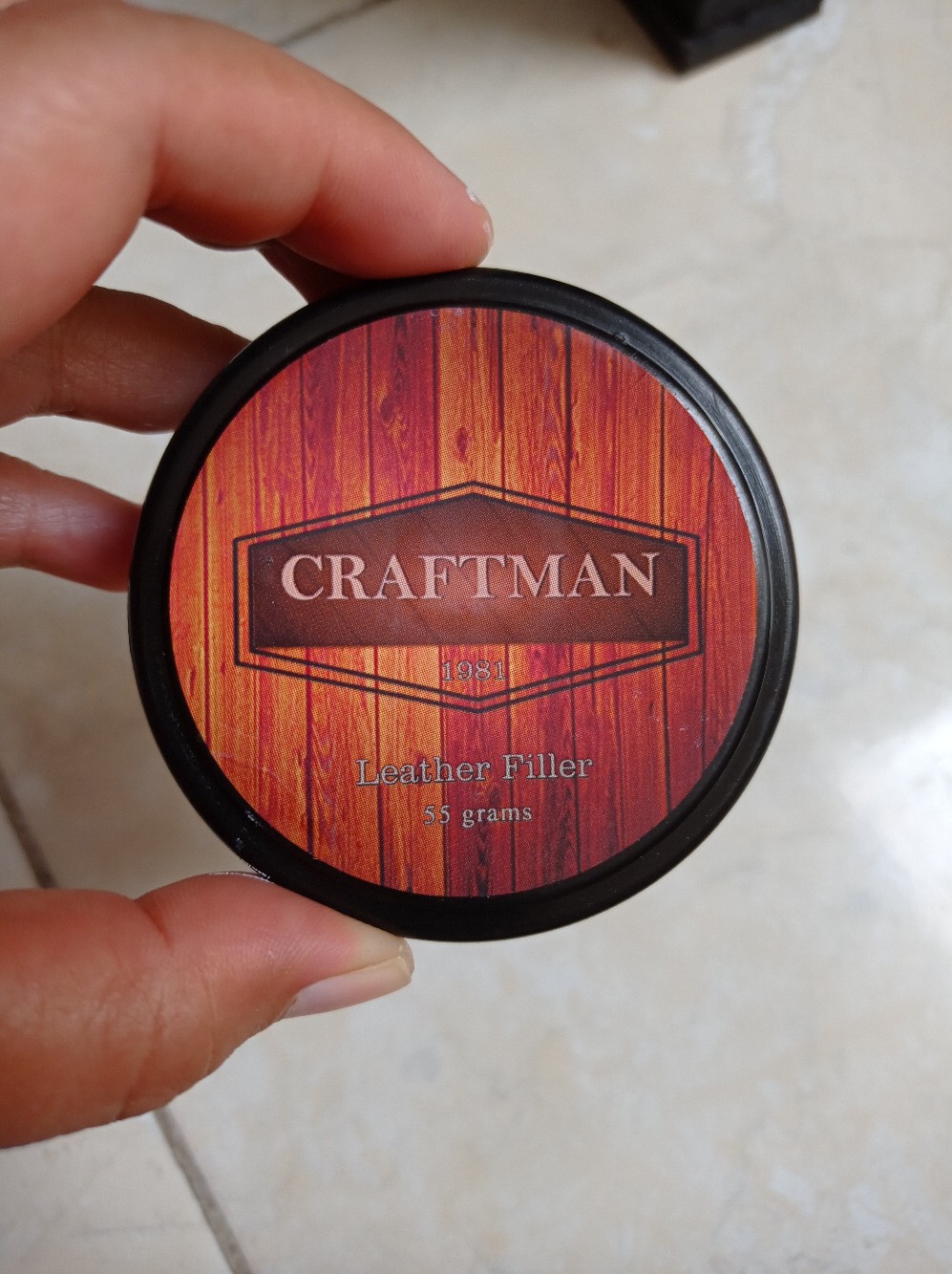 Leather Filler Kit Craftman/dempul Sepatu Tas Sofa/perawatan Sepatu