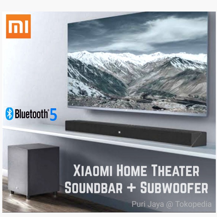 Limited - Xiaomi Home Theater Mi Tv Speaker Soundbar Subwoofer Theatre 2.1 100W