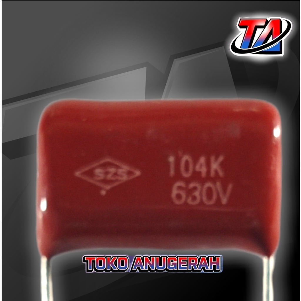 KAPASITOR 104K 630V SZS KAPASITOR 104K630V SZS