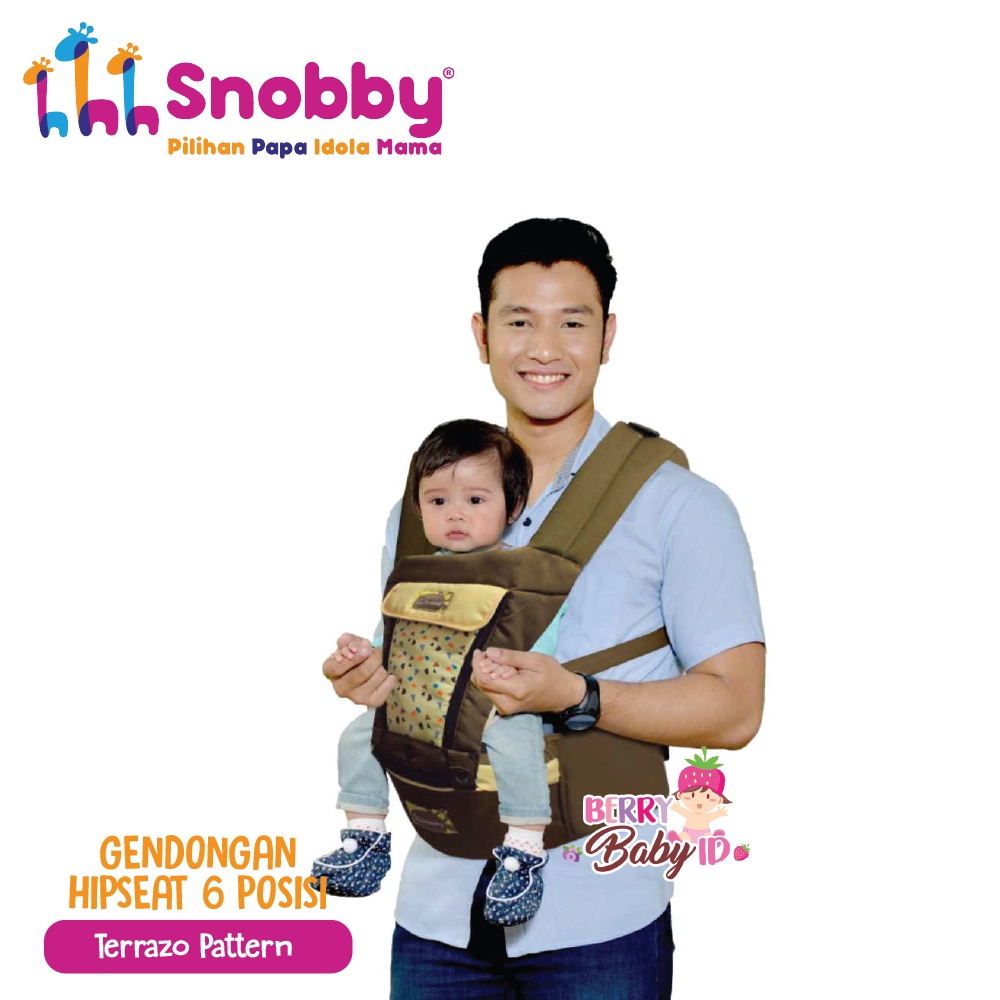 Snobby Gendongan Depan Bayi Hipseat 6 Posisi Sirkulasi Aplikasi Berry Mart