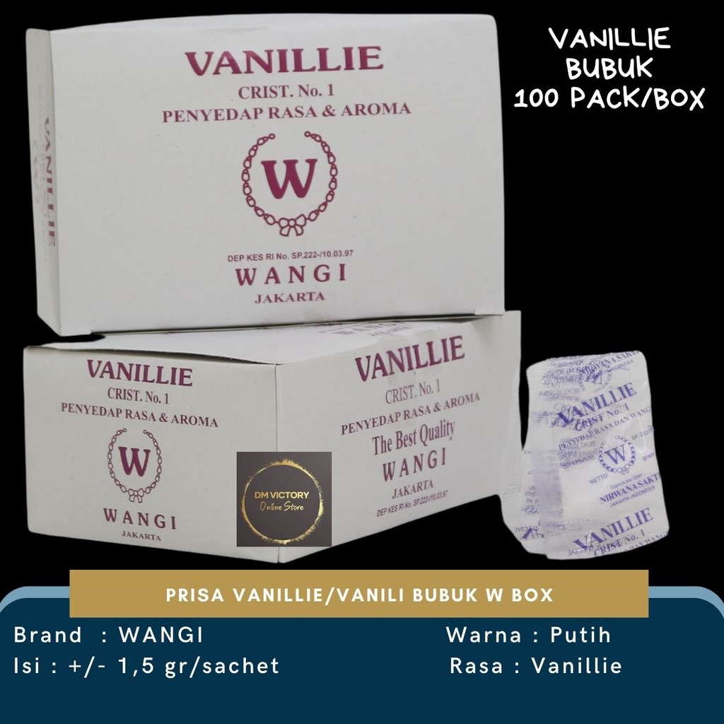 

Prisa Vanillie/Vanili Bubuk W Box