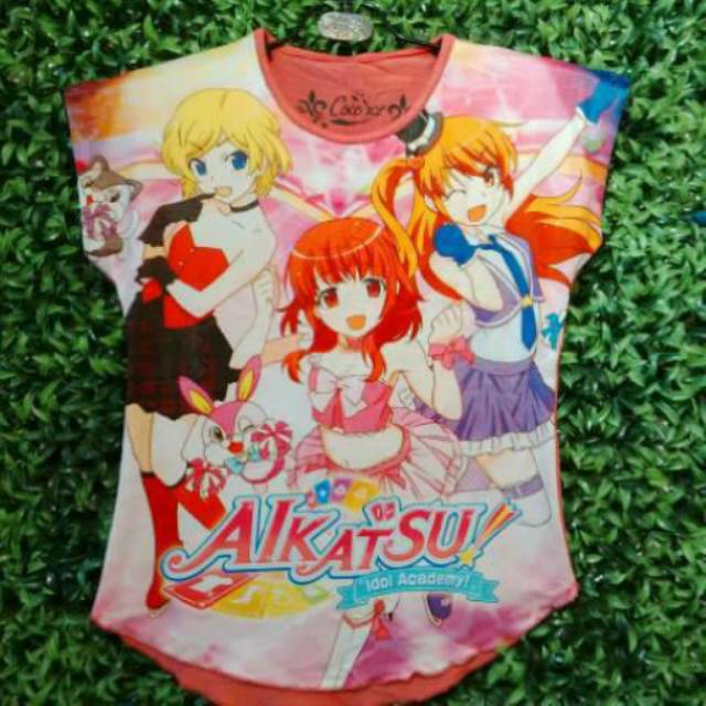 Tee anak/kaos anak import cocoice Aikatsu
