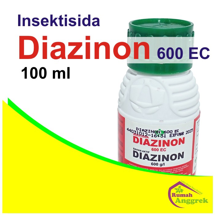 Insektisida Diazinon 600 EC 100 ml obat hama semut ulat anggrek insek insektisida diasinon