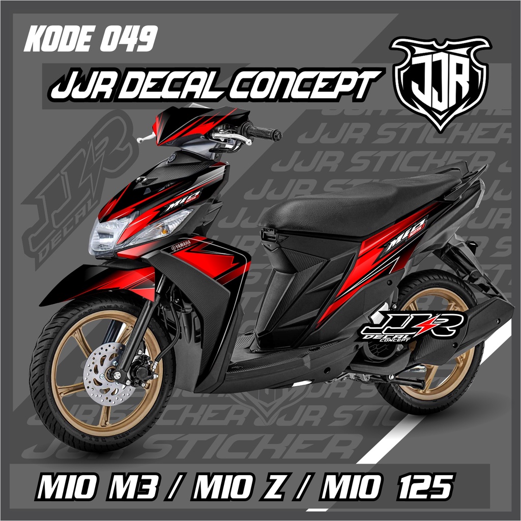 STIKER DECAL YAMAHA MIO M3/MIO Z/MIO 125 FULL BODY MOTIF GRAFIS KODE 049