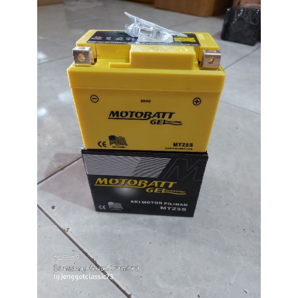 Promo Aki Motor Motobat Motobatt Mtz5S Gel Honda Vario Beat Cb Gl Aki Kering