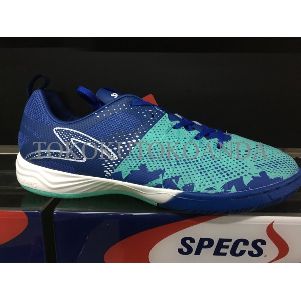 Sepatu futsal specs Metasala Combat Lucite Green/navy original new2017