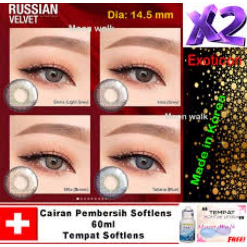 ♥️Afnansa♥️ Softlens Russian Velvet