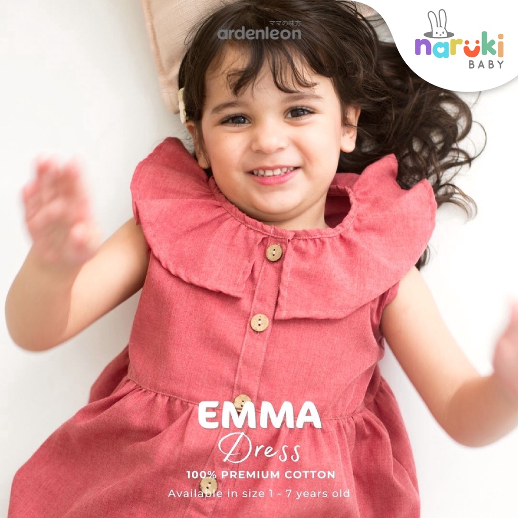 Ardenleon Emma Dress Girl Arden Leon Gaun Anak Perempuan