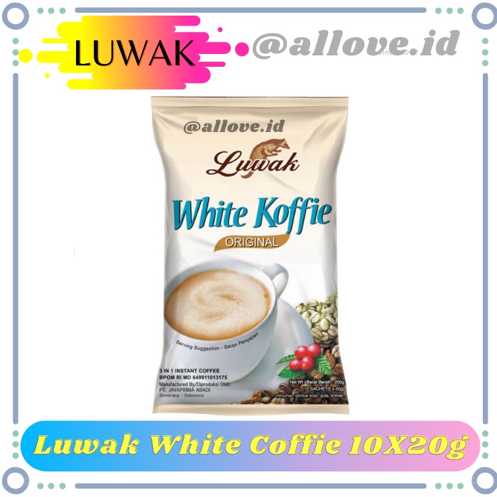 

Luwak White Coffie Original 10X20 Gr