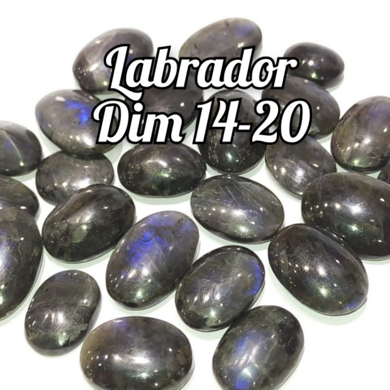 batu permata Labrador asli natural