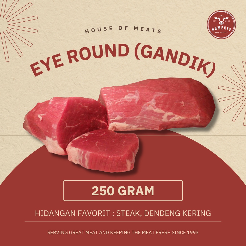 

Daging Sapi Segar Gandek Gandik 250 Gram