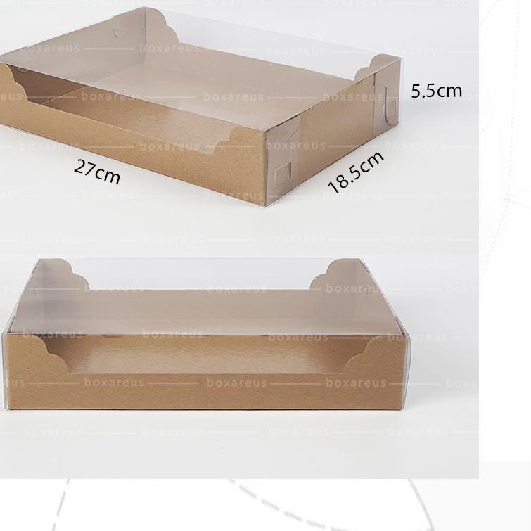 Box Donat isi 6 | Dus Donat Laminasi | Kotak Mika | WB DONAT6