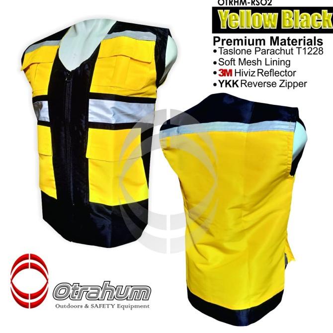 Nesdaywed | Rompi Safety Vest Lapangan, Bandara, Tambang, Proyek, Security Kuning