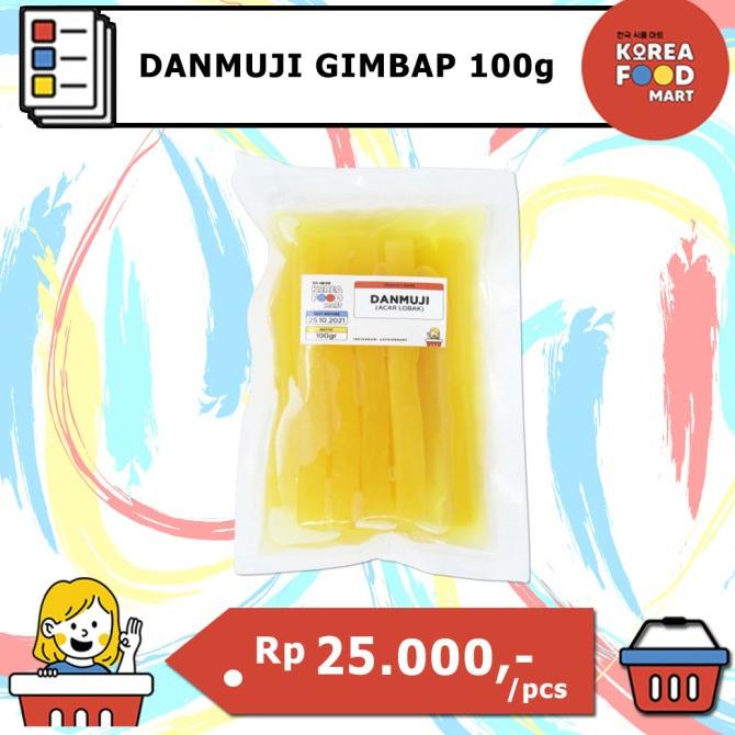 

PROMO DANMUJI 100 g / PICKLED RADISH / ACAR LOBAK KUNING KOREA MURAH