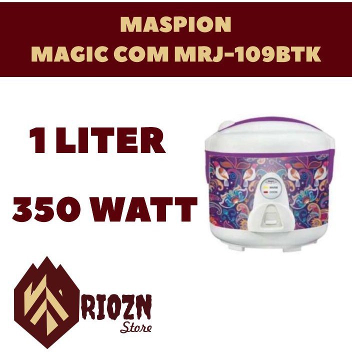 Magic Com Rice Cooker 3in1 1L Batik EX-109 M Maspion