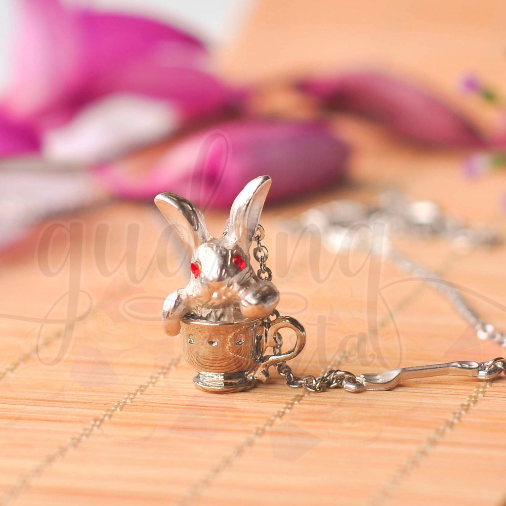 Kalung Rabbit in Cup With Spoon GH 204146